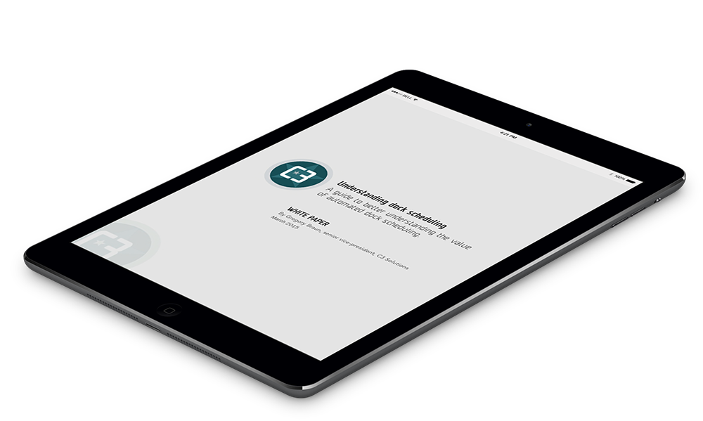 c3solutions_tablet_Understanding-Dock-Scheduling-White-Paper
